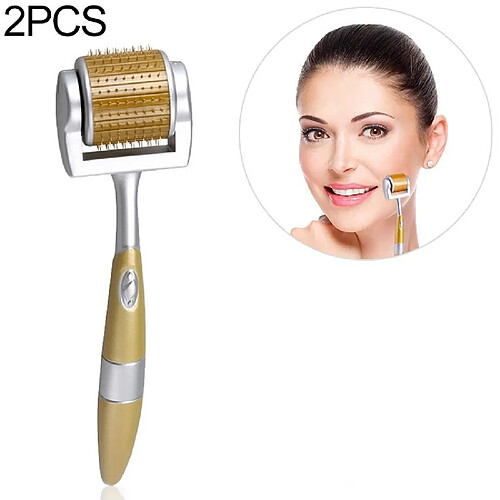 Wewoo Instrument nano de rouleau de réparation faciale de microneedle d'alliage titanique de 2 PCS ZGTS192spécification 1.5MM