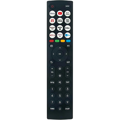 SANAG Remplacement De La Telecommande Erf2N36 Applicable À Hisense Tv 43A6K 43A67K 43A68K 43A69K 43E6Kt 43E61Kt 43E62Kt 43E63Kt 43A6Ktuk 43A68Ktuk 43A69Ktuk 43E6Ktuk 43E61Ktuk 58A6K 58A67K 58A68K