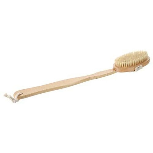 Brosse à Dos en Bois Détachable 43cm Naturel