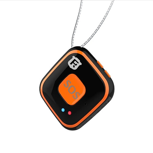 Wewoo Traceur GPS noir Collier Style GSM Mini LBS WiFi AGPS Tracker SOS Communicateur