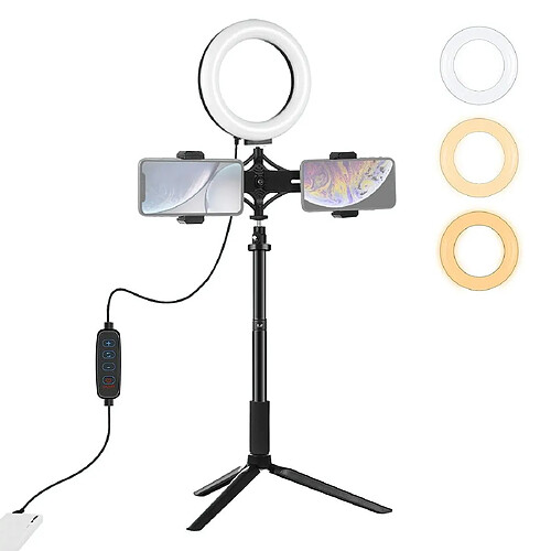 Yonis Kit Vlogging Pro Avec Ring Light LED