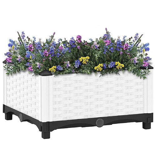 Maison Chic Jardinière,Lit surélevé - Bac à fleurs - pot de fleur 40x40x23 cm Polypropylène -GKD15925