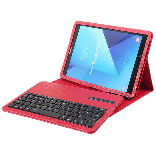 Wewoo SA860 pour Galaxy Tab S6 10,5 pouces T860 / T865 Litchi Texture détachable étui en cuir clavier Bluetooth avec fonction de support rouge