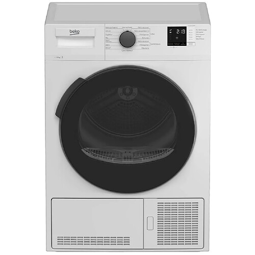 Sèche-linge à condensation 60cm 10kg b blanc - DU10112CX0W - BEKO