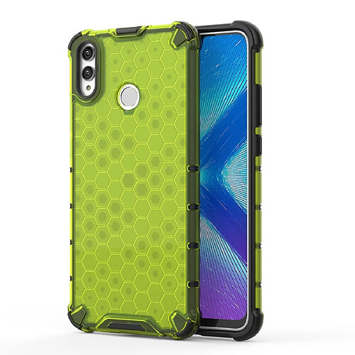 Wewoo Coque PC + TPU en nid d'abeille antichoc pour Huawei Honor 8X vert