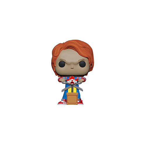 Funko Chucky Jeu d'enfant - Figurine POP! Chucky w/Buddy & Giant Scissors 9 cm