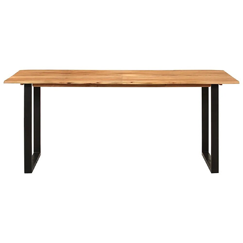 Maison Chic Table de salle à manger,Table à dîner 180x90x76 cm Bois d'acacia massif -GKD57580