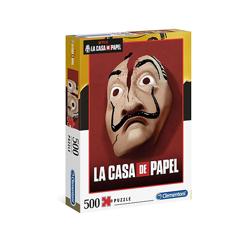 Clementoni La casa de papel - Puzzle Masque (500 pièces)