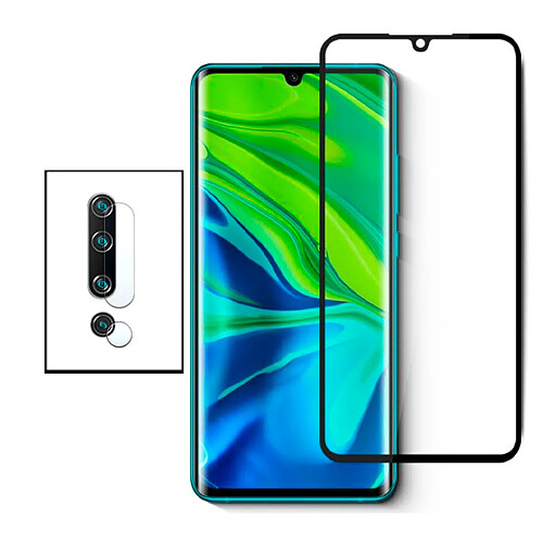 PHONECARE Kit Film Caméra Arrière + Film de Verre Trempé 5D Full Cover pour Xiaomi Mi 10 Pro 5G - Curved