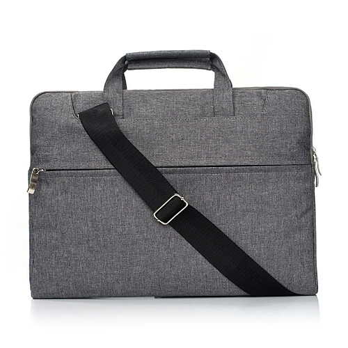 Wewoo Sacoche pour ordinateur portable gris 13,3 pouces et ci-dessous Macbook, Samsung, Lenovo, Sony, DELL Alienware, CHUWI, ASUS, HP Un sac à bandoulière Zipper épaule,