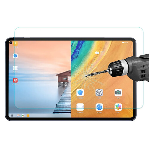 Wewoo Film de verre trempé Pour Huawei MatePad Pro 10.8 0.33mm 9H Dureté de surface 2.5D de antidéflagrant