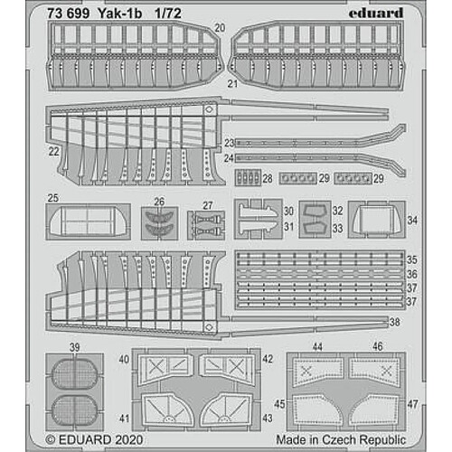 Yak-1b for Arma Hobby - 1:72e - Eduard Accessories