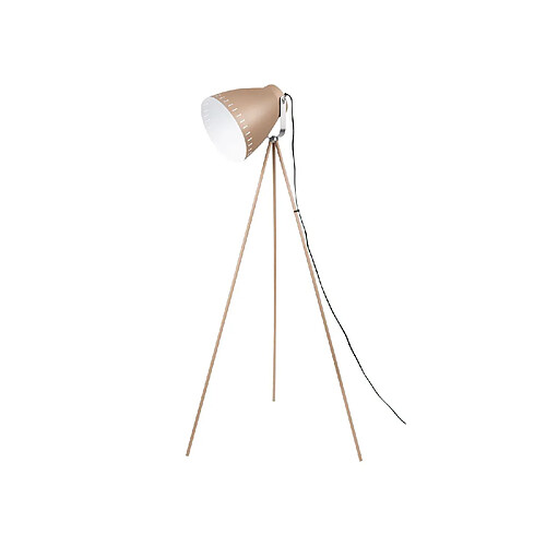 LEITMOTIV Lampadaire design trepied Mingle - H. 145 cm - Beige