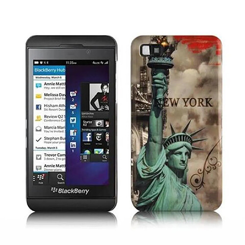 Cadorabo Coque Blackberry Z10 Etui en Brun