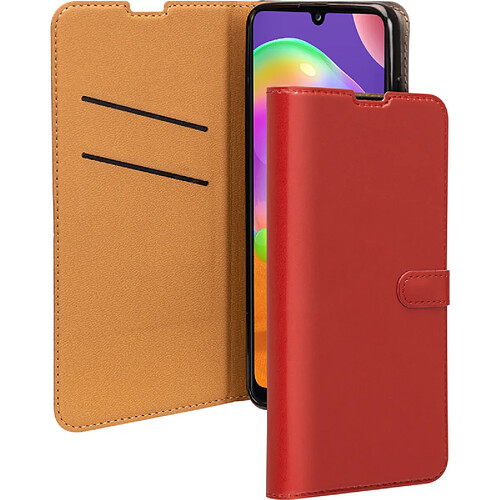 Bigben Etui Folio Wallet rouge avec languette de fermeture pour Samsung Galaxy A31