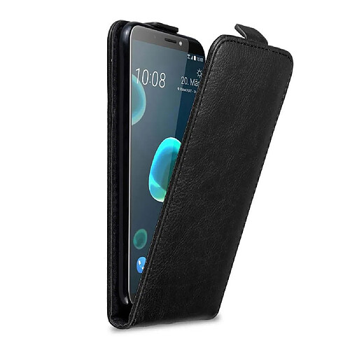 Cadorabo Coque HTC Desire 12 PLUS Etui en Noir