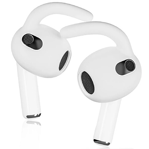 Okuli 4 x Écouteurs en Silicone Embouts d'oreilles Crochets pour Apple AirPods (3rd Gen) Casque Écouteurs