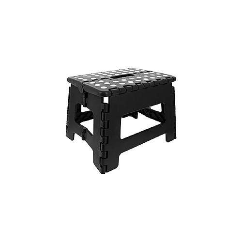 Venteo - Marche Pied Pliant - Résiste jusqu'à 150kg de charge - Pliable - 31.5 x 25.5 X 22 cm - Noir