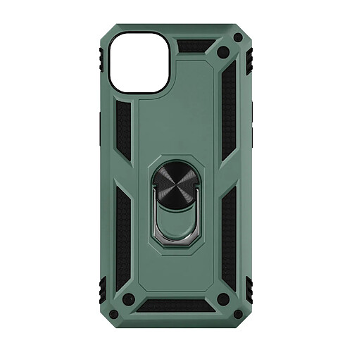 Avizar Coque pour iPhone 14 Plus Hybride Antichoc Bague de maintien Support Vidéo vert