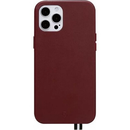 ARTEFAKT Coque pour iPhone 12 Pro Max en Cuir Elysée Bordeaux