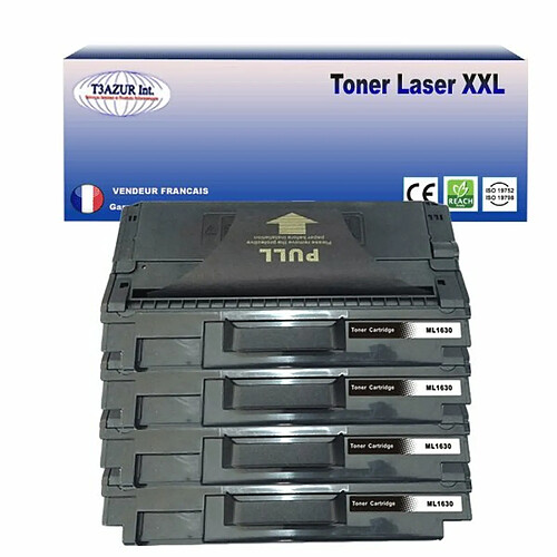 Lot de 4 Toners Laser compatibles pour Samsung ML1630, ML1630W (ML-D1630A) - T3AZUR