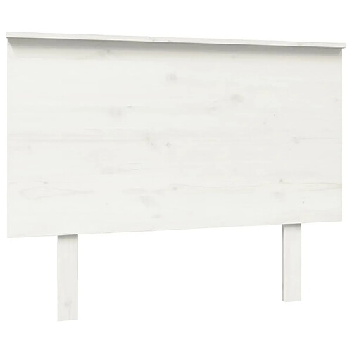 Maison Chic Tête de lit moderne pour chambre - Décoration de lit Blanc 104x6x82,5 cm Bois massif de pin -MN54451