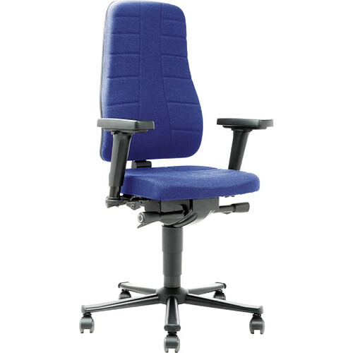 BIMOS Fauteuil de travail Allroet stuhl All-In-One2tissu-bleu (9643-6802)