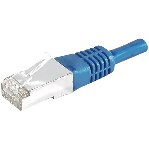 Abi Diffusion Cordon RJ45 catégorie 6 S/FTP bleu - 0,15 m