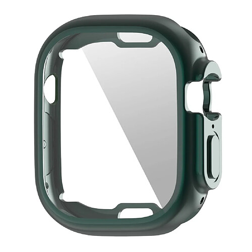 Coque en TPU cadre de couleur électroplaqué pour votre Apple Watch Ultra 49mm - vert