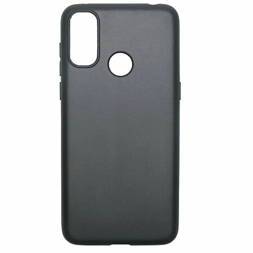 PHONECARE Coque Silicone Liquide pour Alcatel 1L 2021 - Noir