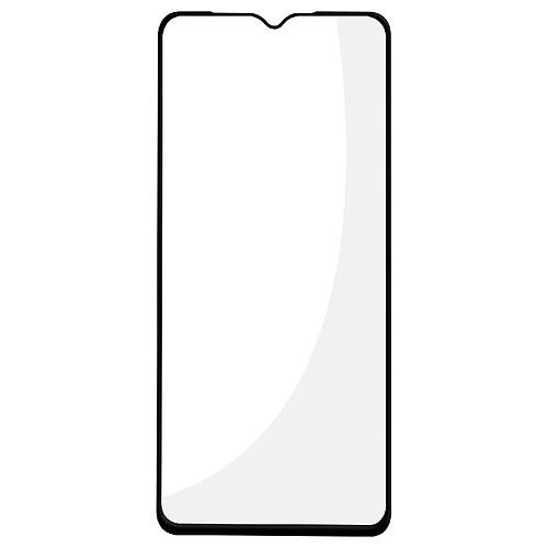 Avizar Verre Trempé pour Nokia C21 Plus dureté 9H Transparent Bord biseauté noir