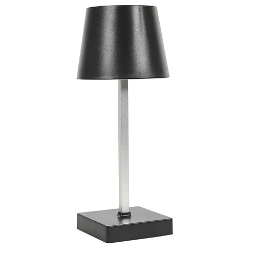 The Home Deco Factory Lampe de table LED tactile noir.