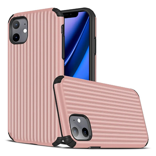 Wewoo Coque Pour OPPO Realme C2 Texture de pneu TPU antichoc + PC Housse de protection avec support rouge