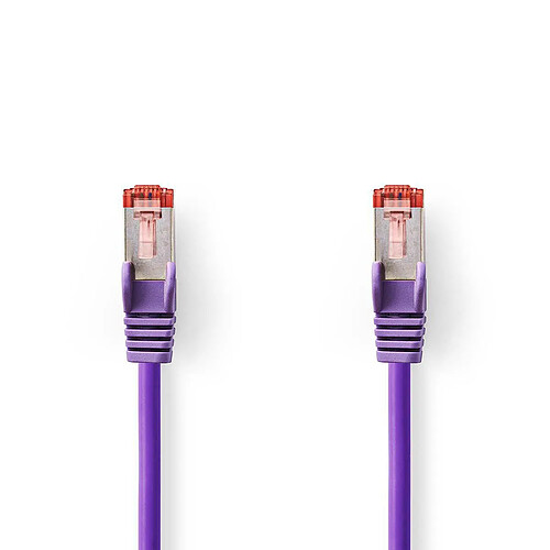 NEDIS Câble Réseau Cat 6 S/FTP RJ45 Mâle - RJ45 Mâle 2,0 m Violet