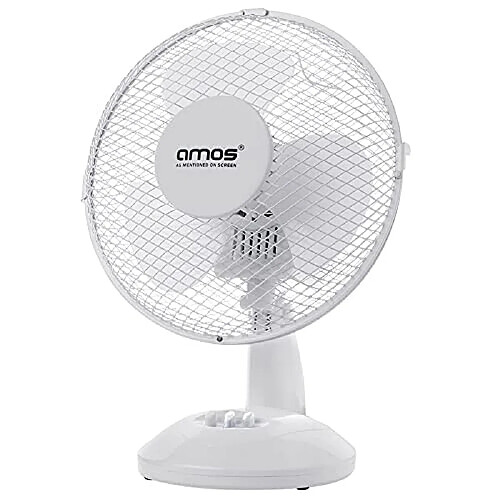 Ventilateur oscillant de Table de Bureau de Bureau AMOS 9 " Ventilateur de Bureau à Domicile Inclinable Électrique Réglable à 3 Vitesses? B00CI42BTJ