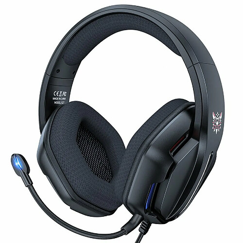 Casque Filaire Monté Sur L'Oreille X27 Avec Microphone Hd Casque De Jeu Antibruit Rvb Lumineux Pour Jeu Vidéo Pc Noir