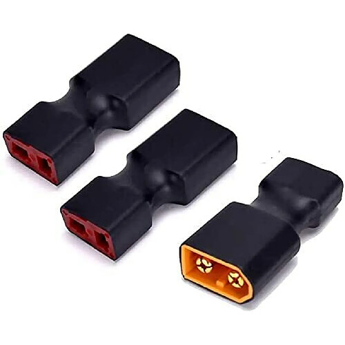 3pcs XT60 XT-60 Connecteur Adaptateur Mâle vers Femelle Sans Fil T-Plug RC