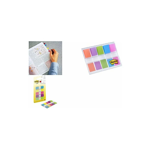 Post-it Marque-pages Index mini, 11,9 x 43,2 mm ()