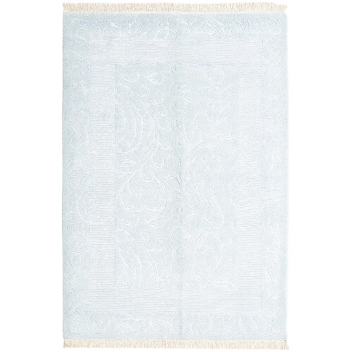 Vidal Tapis de laine 191x130 Bleu Darya