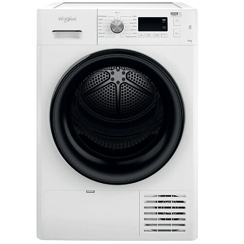 Sèche-linge pompe à chaleur avec condenseur 60cm 8kg - FFTM1182BFR - WHIRLPOOL