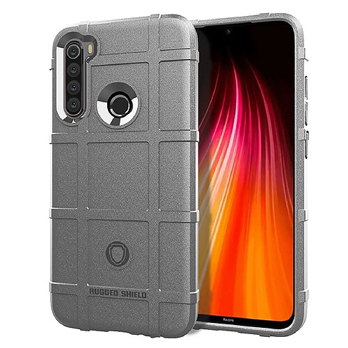 Wewoo Coque Souple Pour Xiaomi Redmi Note 8T Housse TPU antichoc à couverture totale Gris