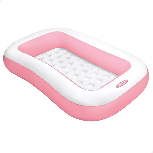 Intex Piscinette rectangulaire Givrée rose