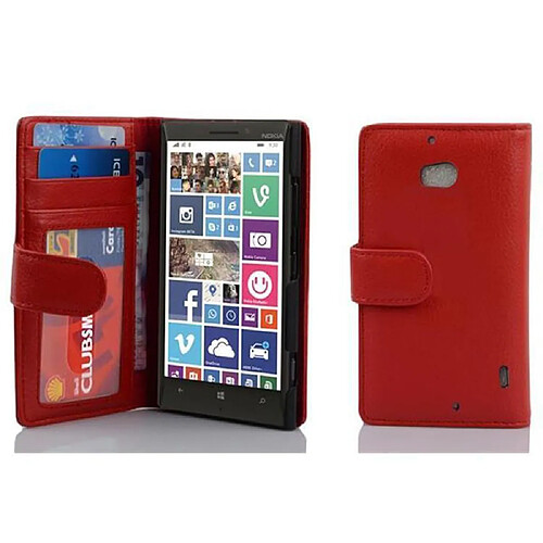 Cadorabo Coque Nokia Lumia 929 / 930 Etui en Rouge