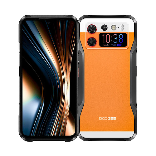 DOOGEE V20S Smartphone Orange-6.43" Android 13 6000mAh(33W) 12Go 512Go DUAL SIM 5G (296g)