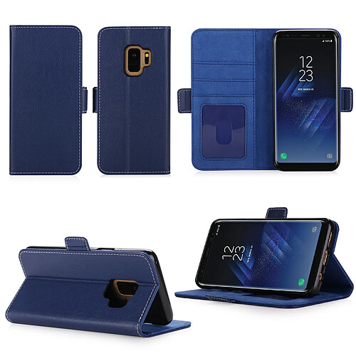 Xeptio Samsung Galaxy S9 housse bleue