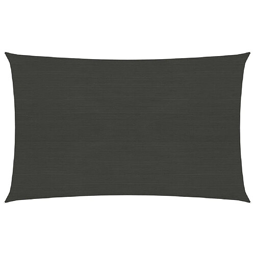 ComfortXL Voile D'ombrage 160 G/m² Anthracite 2,5x4 M Pehd