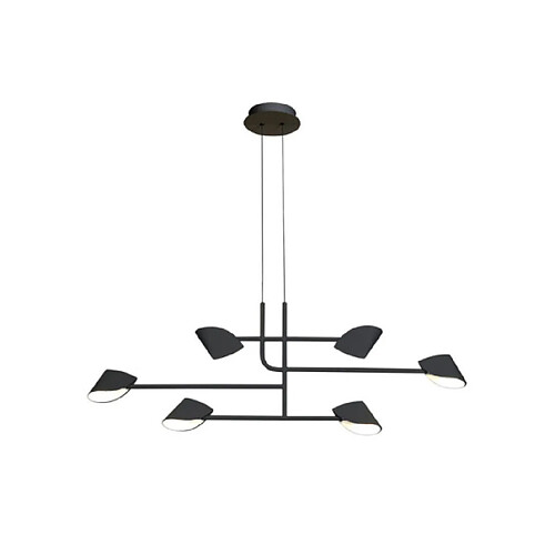 Luminaire Center Suspension Capuccina Noir