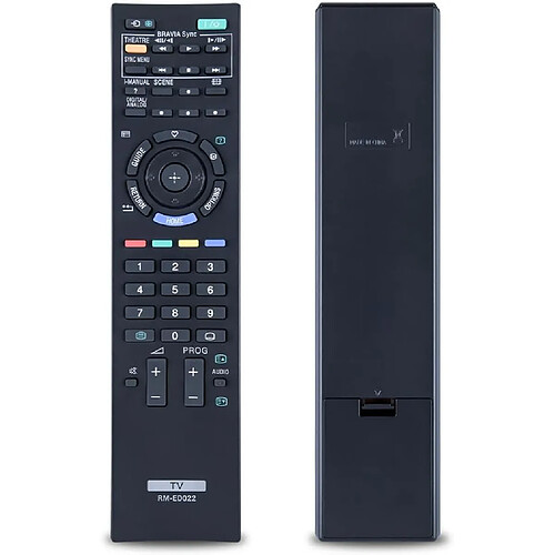 SANAG Nouveau Rm-Ed022 Telecommande De Remplacement Convient Pour Sony Bravia Tv Kdl-22Bx200 Kdl-26Ex302 Kdl-32Ex301 Kdl-32Nx500 Kdl-37Ex401 Kdl-40Bx400 Kdl-40Ex401 Kdl-40Ex600