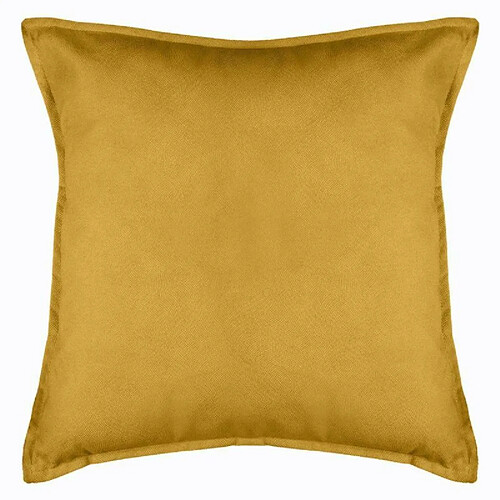 Coussin Déco Déhoussable Lilou 55x55cm Ocre