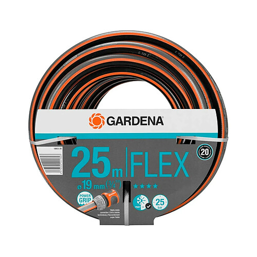 Gardena Manguera Comfort FLEX 25m 19mm Gris/Naranja (18053-20)